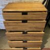 Rounded Corner 5-Drawer Tallboy Dresser