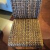 Earthy Wide Woven Barstool