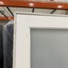 SIGNAMARK White Pre-Hung Frosted Tempered Glass Door