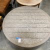 RESTORATION HARDWARE Bora Grey Reclaimed Oak Circuler Coffee Table