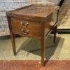 Vintage Gold Chain Single Drawer Side Table