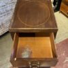 Vintage Gold Chain Single Drawer Side Table
