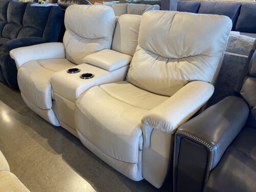 LA-Z-BOY James Power Reclining Loveseat w/ Console & Remote