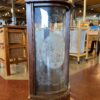 Stout Dark Brown Curio Cabinet w/ Decorative Curved Glass