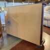 Stout Dark Brown Curio Cabinet w/ Decorative Curved Glass