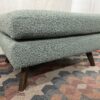 JOYBIRD Modern Sage Green Ottoman