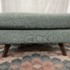JOYBIRD Modern Sage Green Ottoman