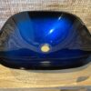 Metallic Deep Blue Basin Sink