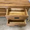 Weathered Oak "Plasma" Mission Style Media Center