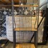 2-Tone Metal Frame Baker's Rack w/ Bottle Storage