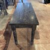 Rustic Dining Table with Bench and Four Chairs