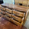 Vintage French Provincial Nine Drawer Dresser