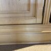 Butter Yellow Glass Door Hutch