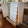 AMERICAN DREW Light Wood Six Drawer Wardrobe