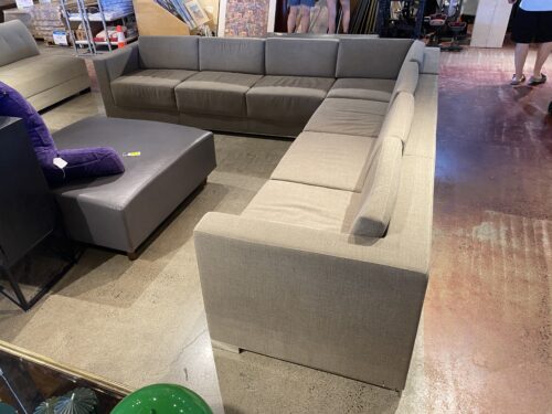 123" Modern Sectional - Grey