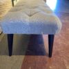 Tufted Indoor Grey Bench