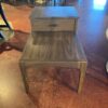Mid-Century Modern Two Tier End Table with Drawer