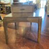 Mid-Century Modern Two Tier End Table with Drawer