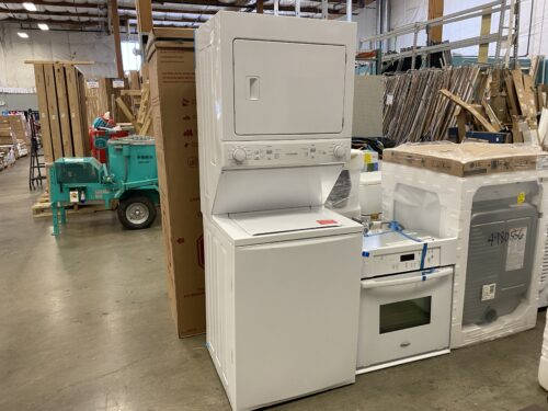 FRIGIDAIRE Electric Washer/Dryer Laundry Center Model #FFLE3900UW