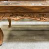 Hand Carved Farm Scene Wood Coffee Table