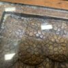 Hand Carved Farm Scene Wood Coffee Table
