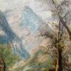 Gold Framed River Scene Oil Painting