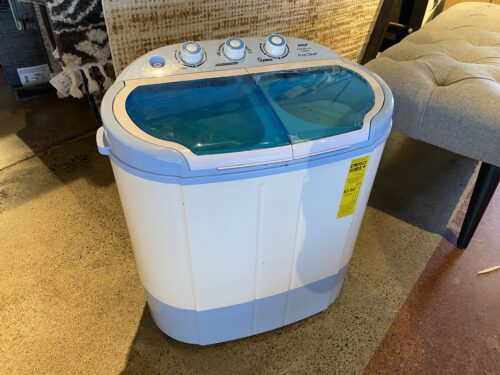 PYLE 2-in-1 Portable Compact Top Load Washing Machine with Spin Dryer