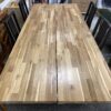 IKEA Skogsta Blonde & Black Wooden Dining Set