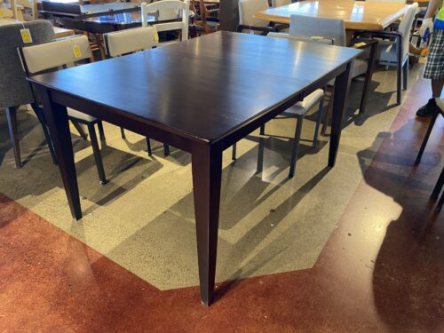 Simple Lines Wooden Dining Table - Espresso