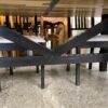 IKEA Skogsta Blonde & Black Wooden Dining Set