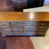 Traditional Style Seven Drawer Wide Dresser