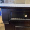 JAMES MARTIN VANITIES Brookfield 60-in Black Onyx Undermount Double Sink Bathroom Vanity with White Zeus Quartz Top
