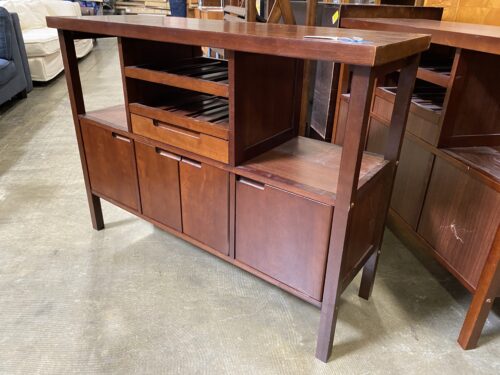 Cherry Toned Multi-Purpose Buffet Cabinet