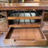 Cherry Toned Multi-Purpose Buffet Cabinet