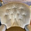 Vintage Gold Velvet Swivel Chair