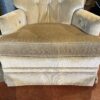 Vintage Gold Velvet Swivel Chair