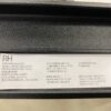 RESTORATION HARDWARE Black Metal Patio Chair with Cross Back