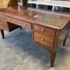 Warm Umber Executive Desk with 3 Drawers