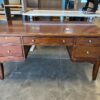 Warm Umber Executive Desk with 3 Drawers