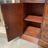 Warm Umber Curved Face Buffet with 6 Drawers