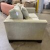 JONATHAN LOUIS Off-Grey Curved Arm Loveseat