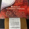 RAPALLO Brown Patchwork Leather Armchair w/ Nailhead Trim