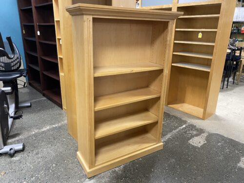 Blonde 4-Shelf Bookcase
