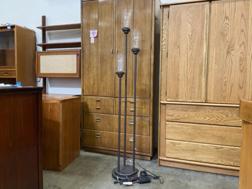 Bronze Industrial 3 Light Floor Lamp