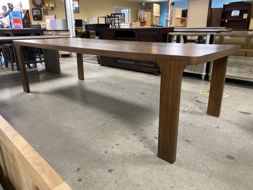 RESTORATION HARDWARE Santiago Rectangular Dining Table in Caramel Walnut