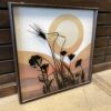 Vintage Lucid Lines Framed Art Piece by Virgil Thrasher
