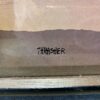 Vintage Lucid Lines Framed Art Piece by Virgil Thrasher