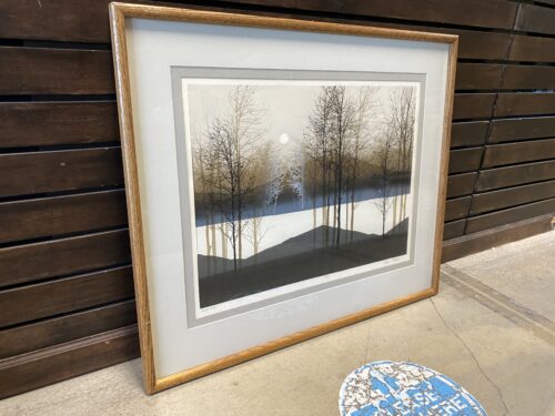"Blue Mist" Signed Framed Print by Virgil Thrasher