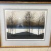 "Blue Mist" Signed Framed Print by Virgil Thrasher