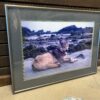 "Wolf at Seashore" Framed Signed Photograph by Jacqueline Windh